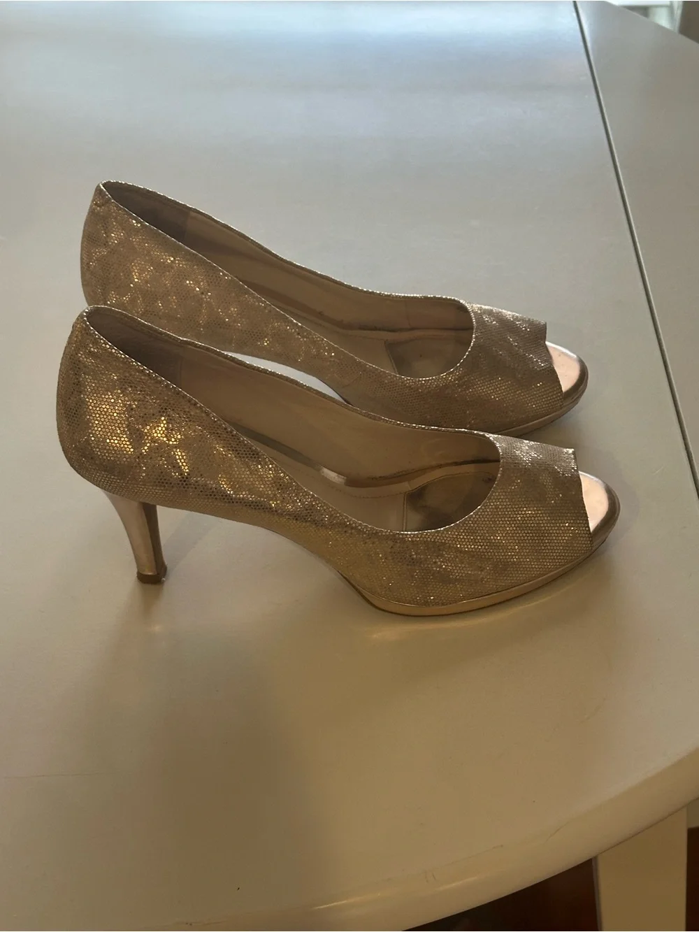 Alex Marie shimmery gold